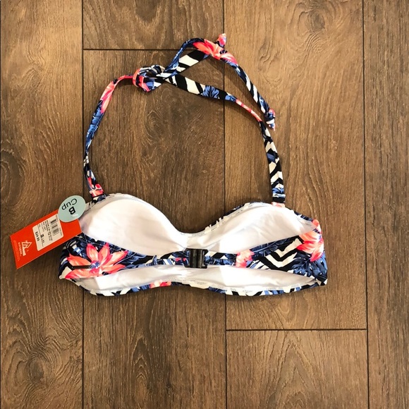 NWT Ripzone Alexandra Bandeau Swim Top Size L - Picture 4 of 6